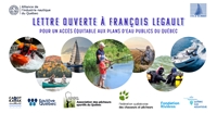 Lettre ouverte pour un accès équitable aux plans d’eau publics du Québec Lettre ouverte pour un accès équitable aux plans d’eau publics du Québec