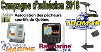 Campagne d'adhésion 2018, ce sont des échosondeurs, un moteur électrique et bien d'autres prix Campagne d'adhésion 2018, ce sont des échosondeurs, un moteur électrique et bien d'autres prix