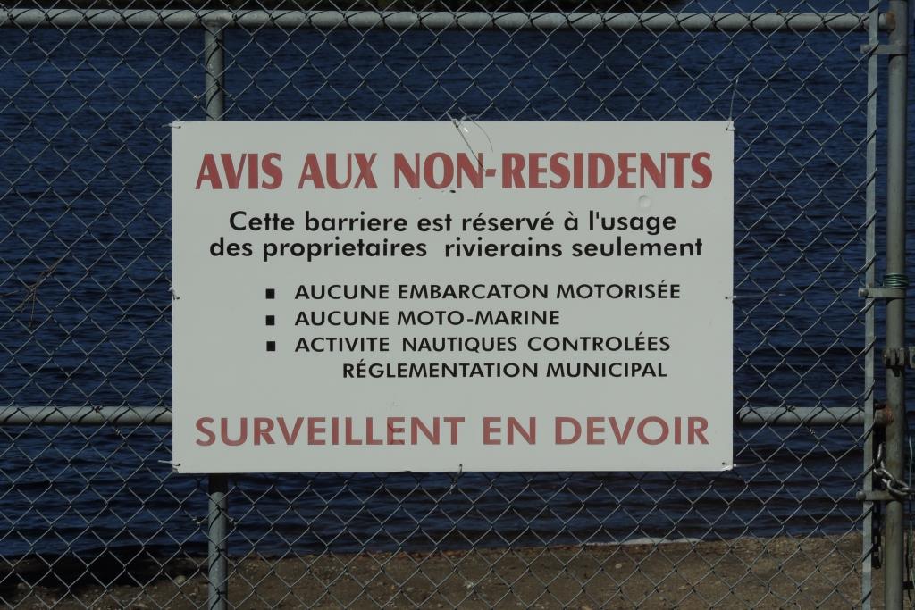 Privatisation des cours d’eau publics