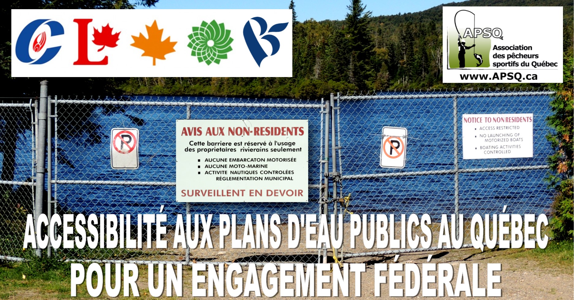 L’accès aux plans d’eau publics au Québec est un enjeu politique