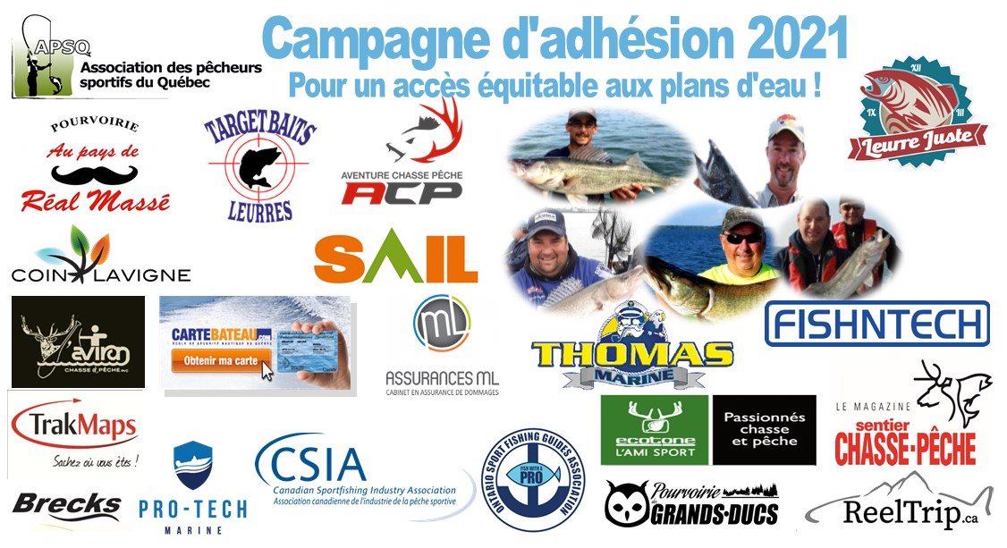 Campagne d'adhésion 2021 de l'APSQ - Infolettre de mars