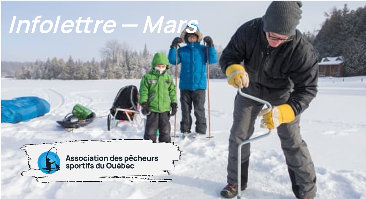 Infolettre de mars 2025 - Association des Pêcheurs Sportifs du Québec