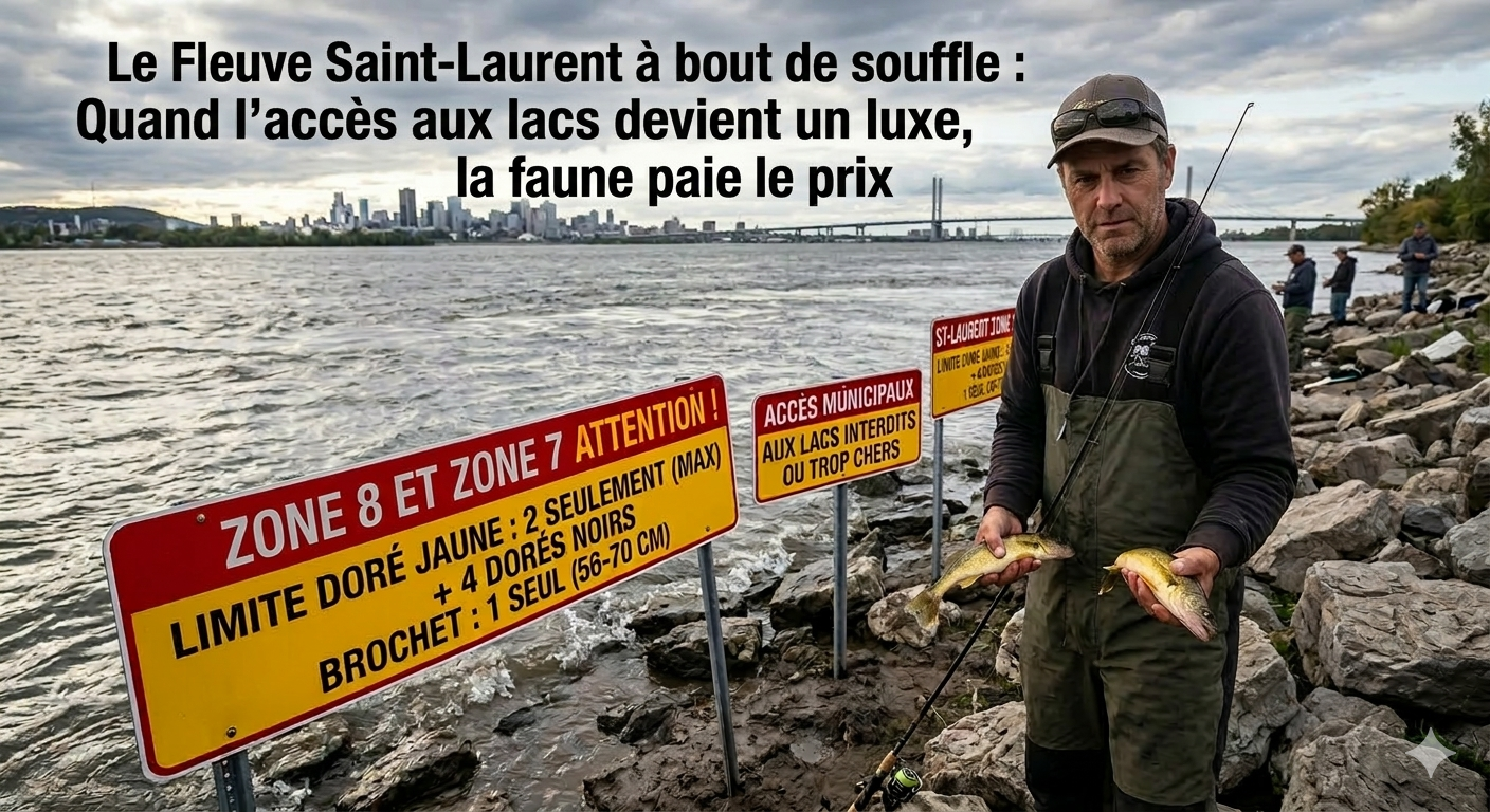 Pour sauver le fleuve, le gouvernement doit rouvrir l’accès à nos lacs